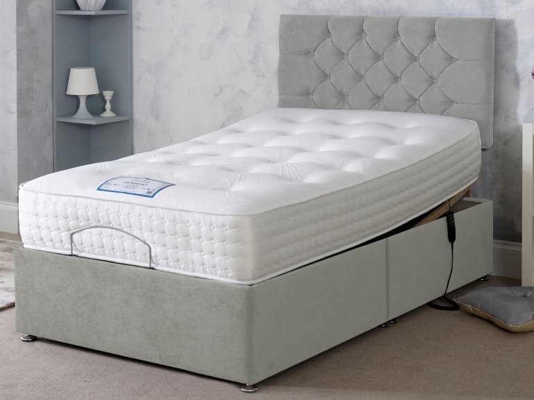 SHOP NOW Adjust-A-Bed Derwent Pocket 1000 Electric Adjustable 4ft6 Double Bed